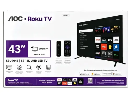 AOC Roku TV 📺43"pulgadas