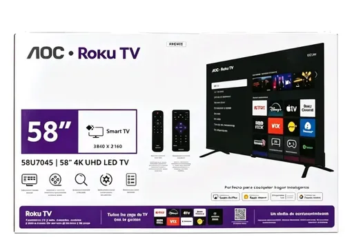AOC Roku TV 📺58"p. 4K UHD LED