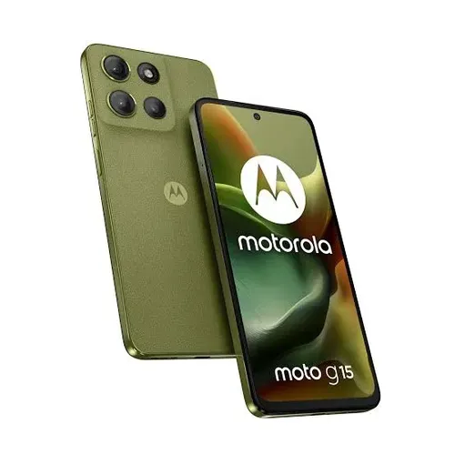 Motorola moto g15 — Verde Iguana, 4GB RAM + 128GB Almacenamiento